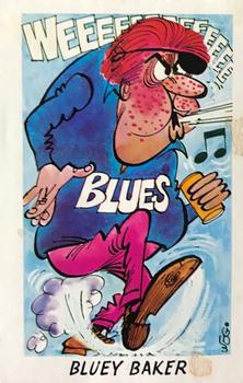1973 Sunicrust Weg's Footy Funnies #NNO Bluey Baker Front